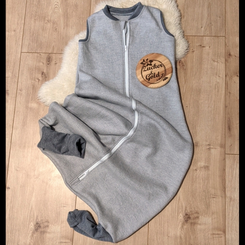 Woll-Schlafsack mit Füßen aus Premium-Merinowalk