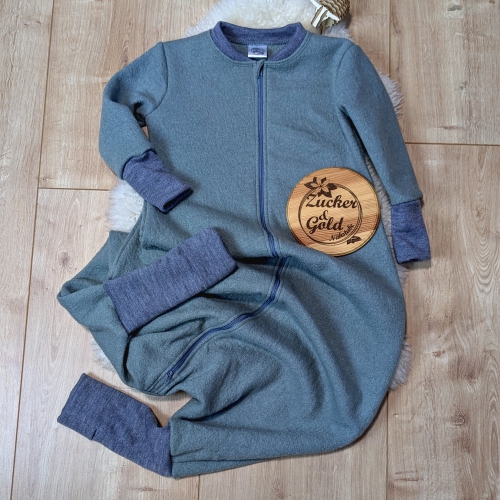 Woll-Schlafsack mit Füßen und Ärmeln