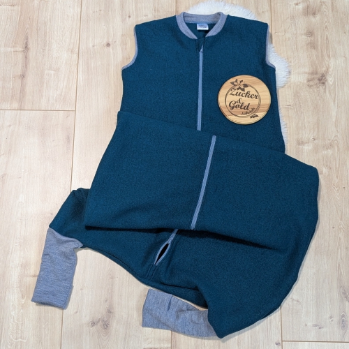 Woll-Schlafsack mit Füßen aus Premium-Merinowalk